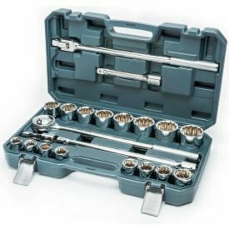 APEX TOOL GROUP Crescent® 3/4" Drive Standard SAE Mechanics Tool Set of 21 Pieces CTK21SAEN